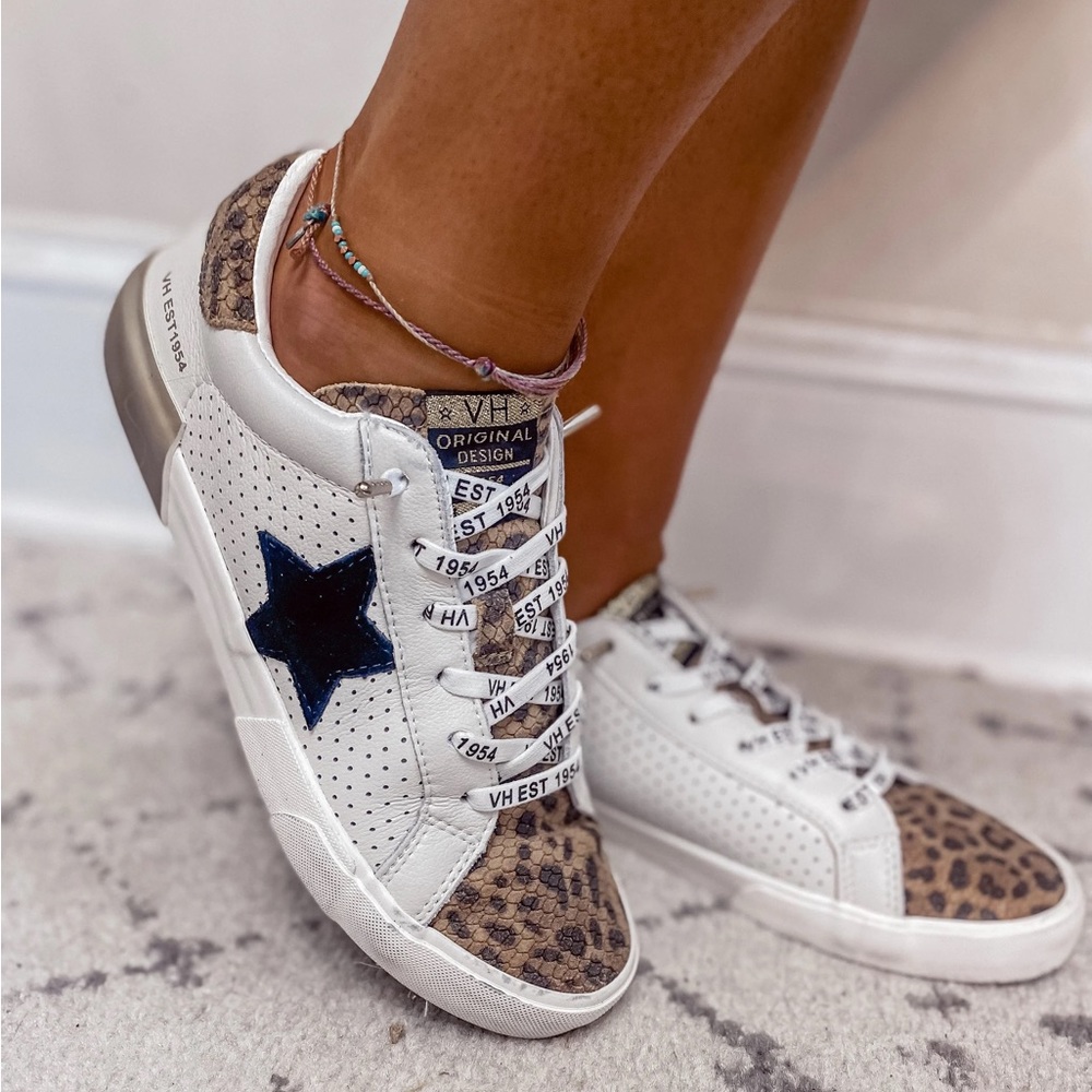 Women’s Vintage Havana Bastille Leopard Sneakers Size 8